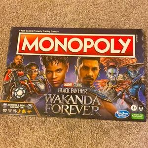 New!!! Wakanda Forever Monopoly Board Game